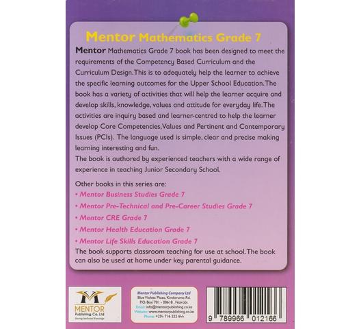 Mentor Mathematics Grade 7 by Mentor - Image 2