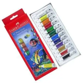 FABER CASTELL WATER COLOUR 12 BY 9 ML 370531