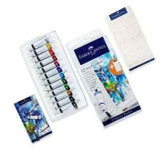 FABER CASTELL ACRYLIC COLOUR 12 BY 9 ML 379012