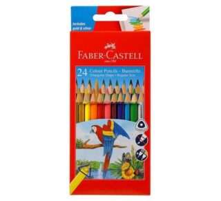 Faber Castell Colour Pencils Triangular 24 pieces