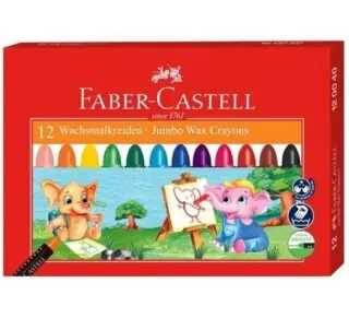 Faber Castell Crayons Jumbo Wax 12 pieces 90mm