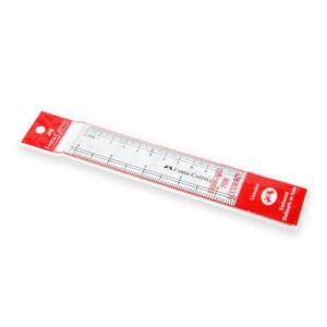 FABER CASTEL PLASTIC RULER 15 CM