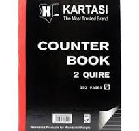 2 QUIRE SLIM COUNTER BOOK