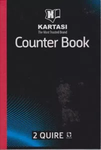 JIWA A4 COUNTER BOOK 2 QUIRE-