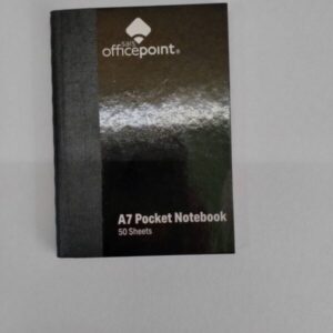 A7 hard cover exercise book