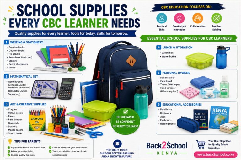 School Supplies Every CBC Learner Needs